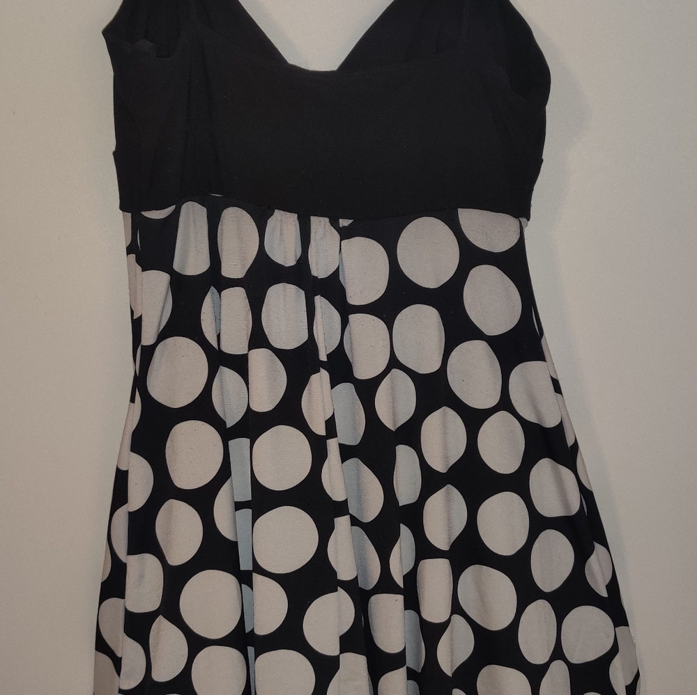 Black & white bubble dress